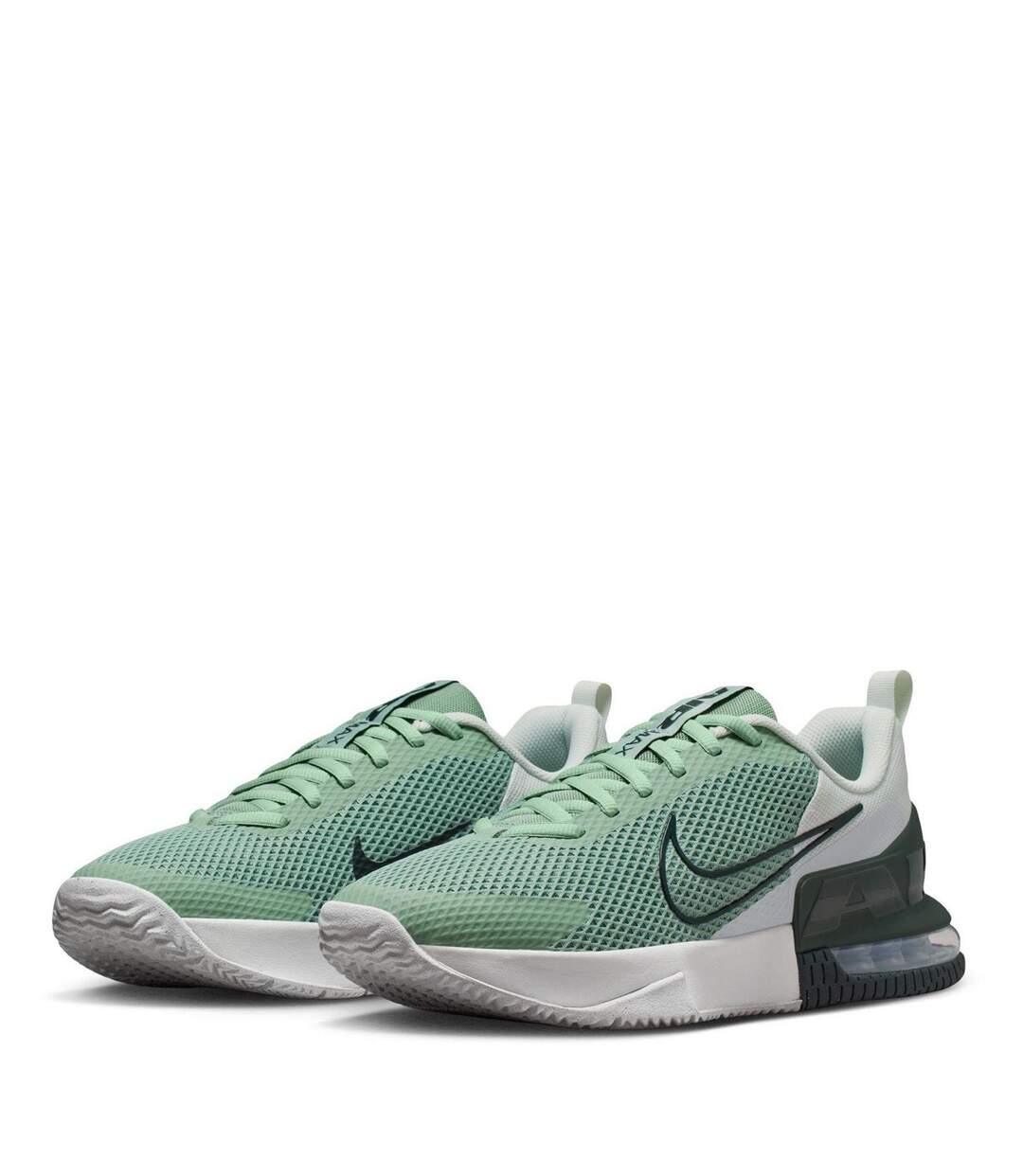 Baskets Alpha Homme Vert Blanc Nike-4