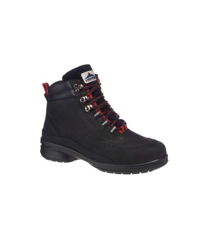 Portwest Womens/Ladies Steelite Leather Hiking Boots (Black) - UTPW253