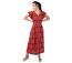Robe longue manches courtes ARETHA motif ethnique Coton Du Monde-1