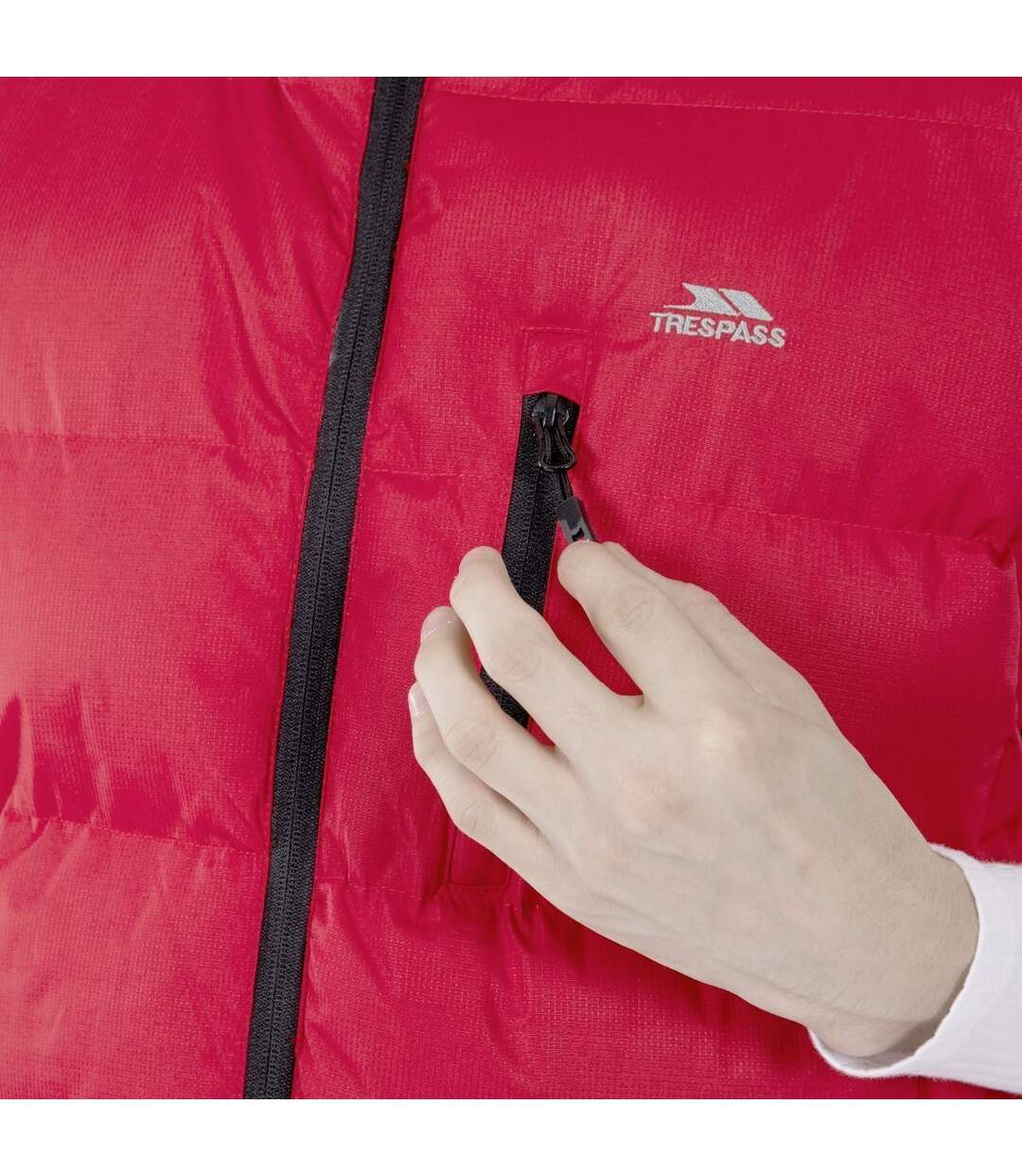 Trespass Mens Clasp Padded Gilet/Bodywarmer (Red) - UTTP849-2