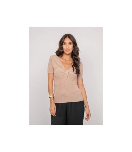 Top manches courtes lurex FEPALA - Dona X Lisa