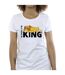 Disney T-shirt en coton Femme/Ladies The Lion King Daddy Is King (Blanc) - UTBI25323-3