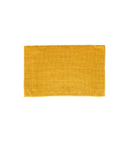 Tapis de Salle de Bain Chenille 50x80cm Jaune