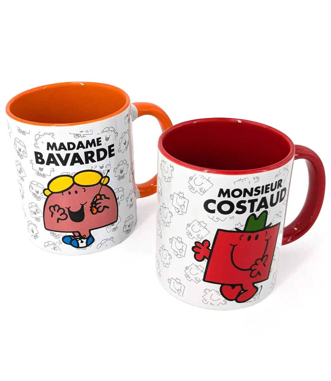 Mug MONSIEUR MADAME 30 cl 2 pièces Mme Bavarde-1