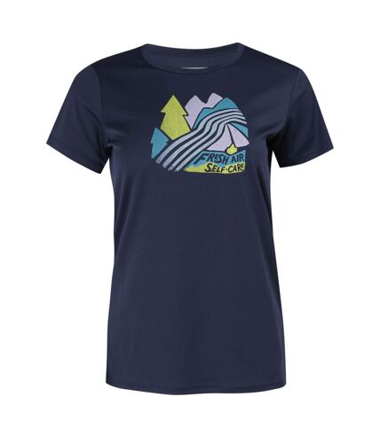 T-shirt fingal femme bleu marine Regatta