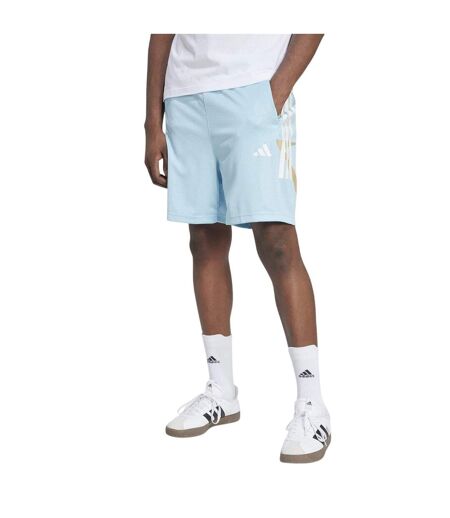 Mens House Of Tiro Nations Training Shorts Light Blue White Adidas