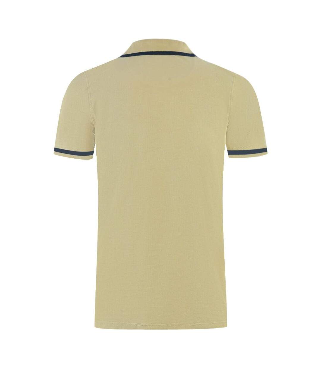 Polo Motif Brodé Aq Adulte Beige Aquascutum-2