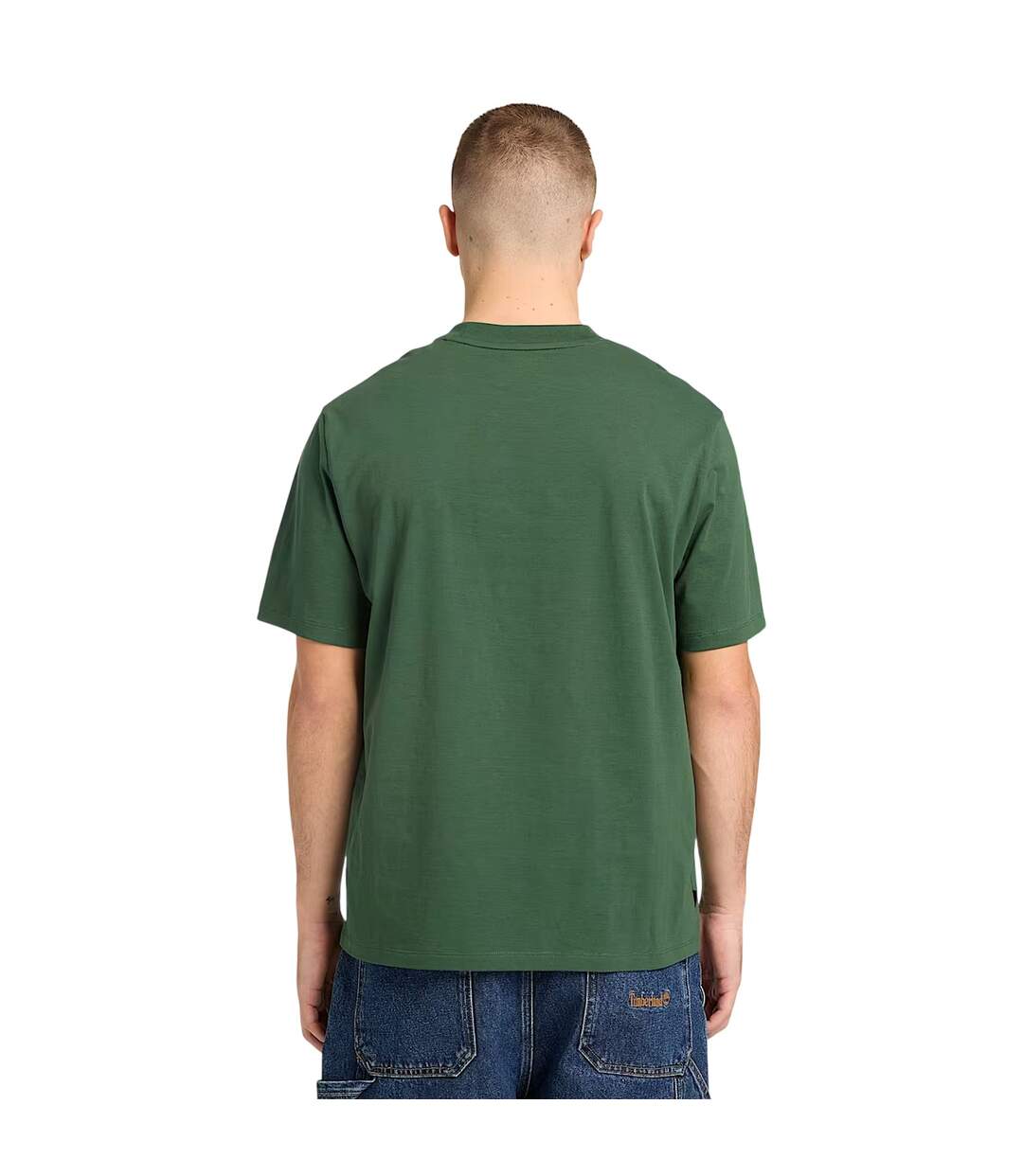 Mens Hampton T-shirt Pine Green Timberland-3