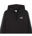 Mens Fleece Branded Tape Hoodie  Black Puma-3