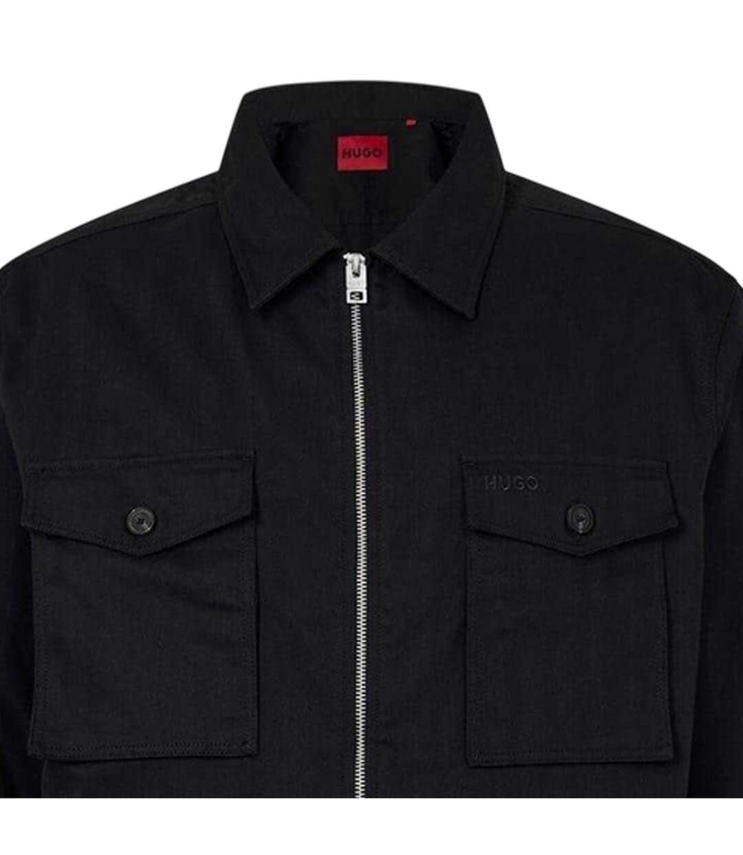 Veste-chemise Homme Noir Hugo-3