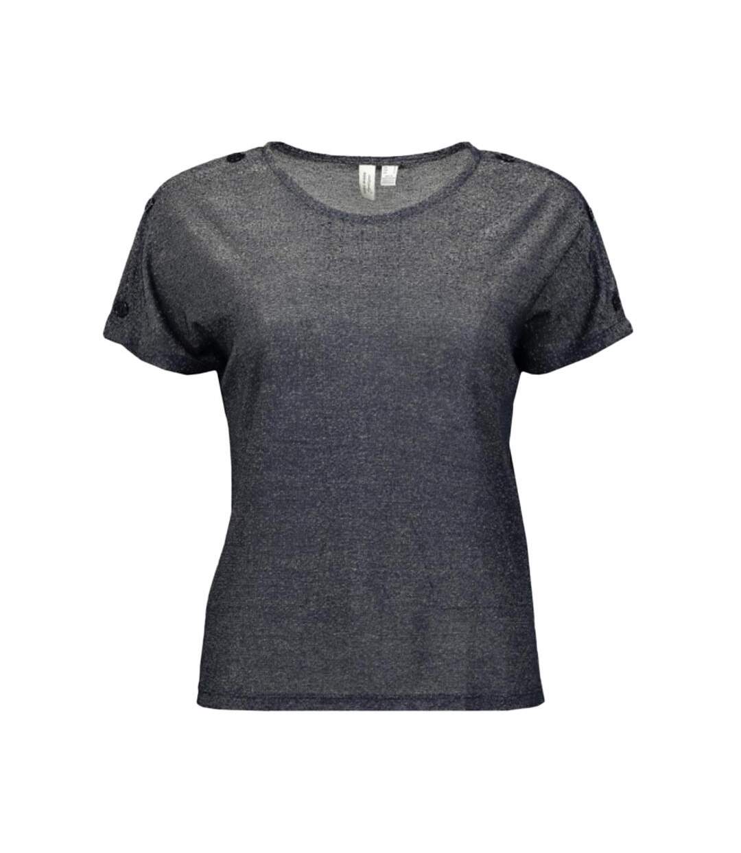 T-shirt gris femme vero moda brook-1