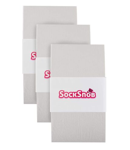 Sock Snob - 3 Paires Femme Collants Danse 70 Deniers Blanc et Rose