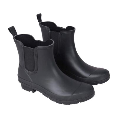 Bottes de pluie step femme noir Mountain Warehouse