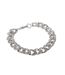 Crystal Curb Chain Bracelet One Size Crystal Fabric-2