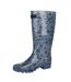 Bottes de pluie wenlock femme gris clair pâle / bleu ardoise Regatta