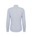 Mens Geometric Pattern Long-sleeved Shirt Pastel Blue Boss-2