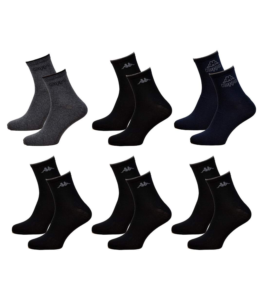 Chaussettes homme KAPPA Socquettes Pack de 6 Paires KAPPA Coton Recyclé