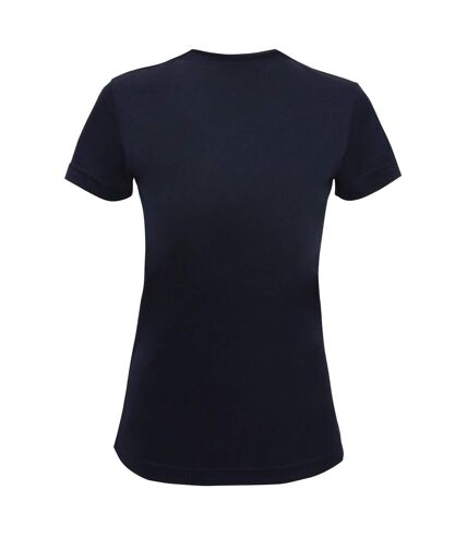 Womens/ladies recycled active t-shirt french navy TriDri