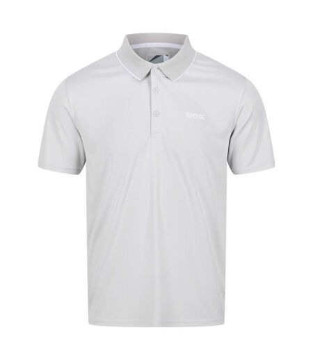 Mens Maverick V Active Polo Shirt Silver Grey Regatta