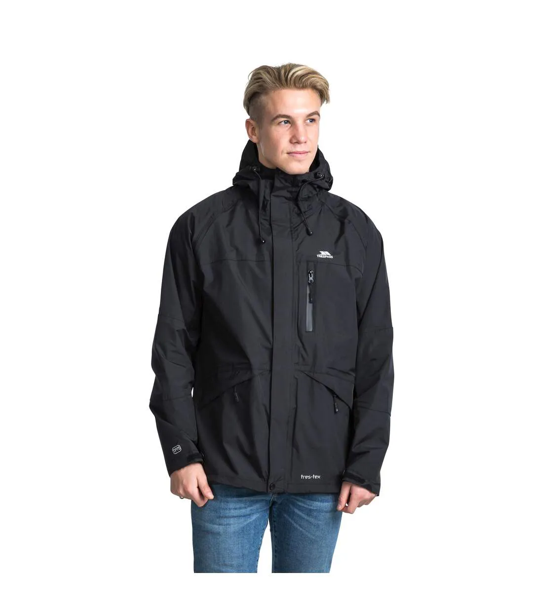 Mens Corvo Jacket Black Trespass-4