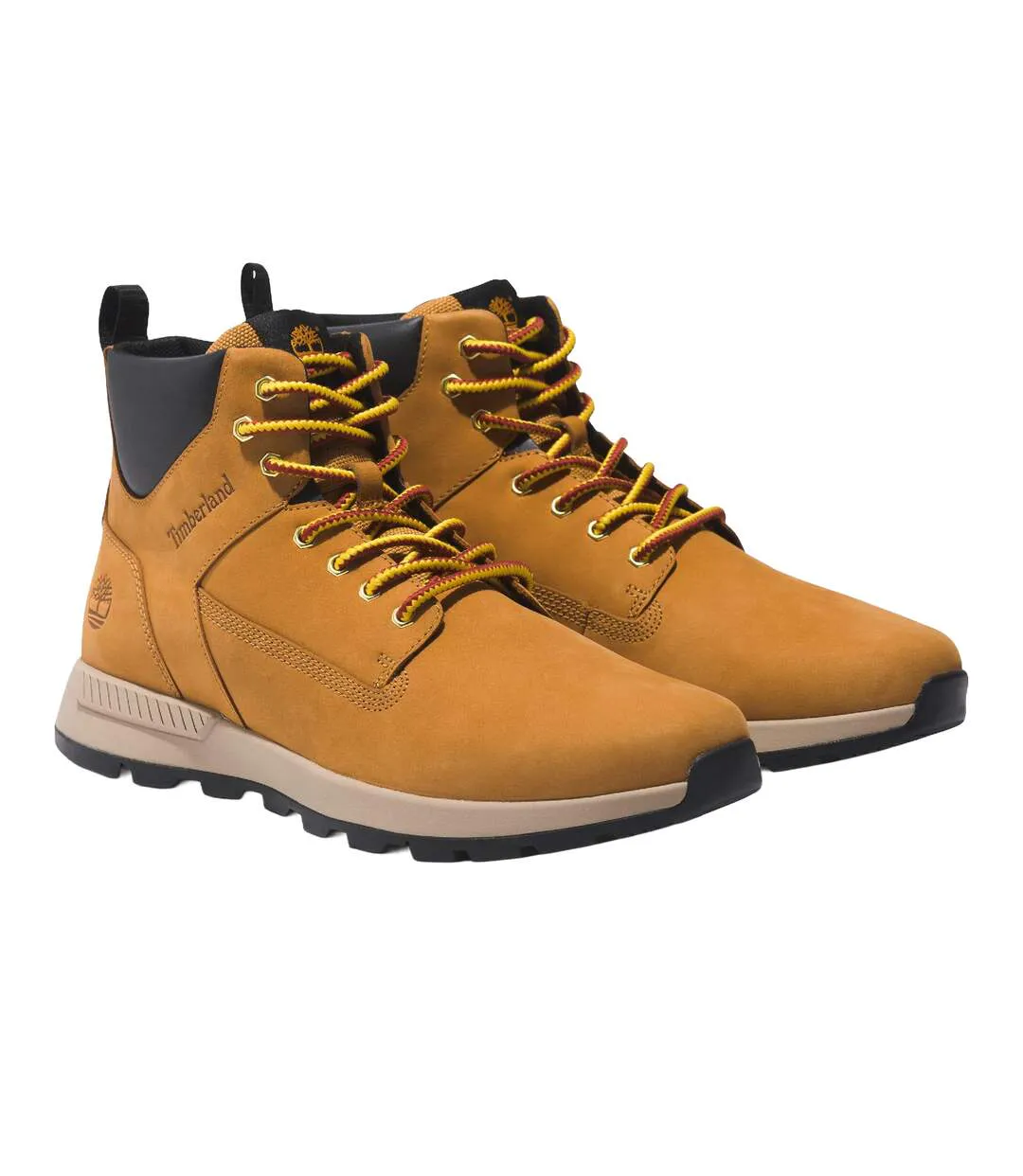 Mens Killington Leather Mid Cut Trekking Trainers Wheat Timberland-1