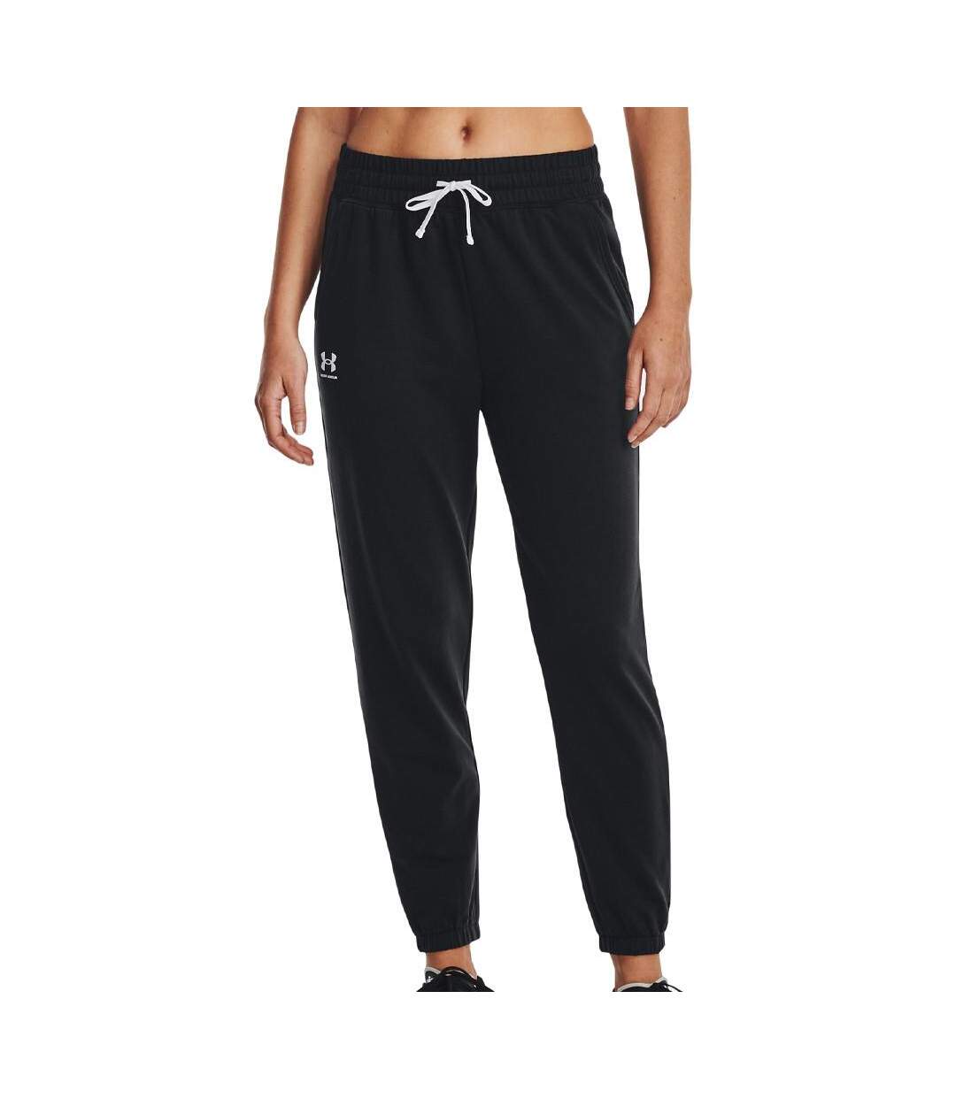 Jogging Noir Femme Under Armour Rival Terry - S-1