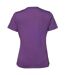 Womens/ladies jersey short-sleeved t-shirt royal purple Bella + Canvas