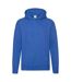 Mens premium hoodie royal blue Fruit of the Loom