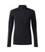 Womens/ladies Pro Training Half Zip Top Black Umbro-1