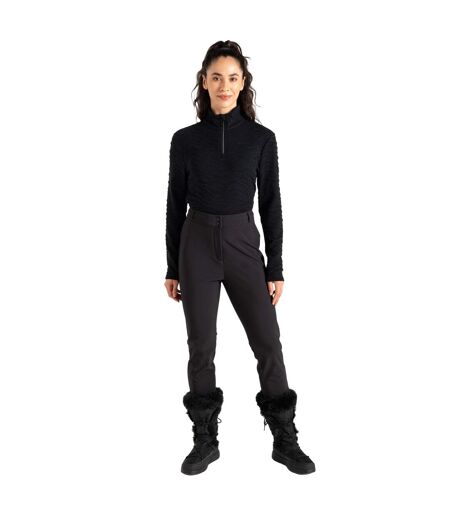 Womens/ladies sleek iv softshell ski trousers black Dare 2B