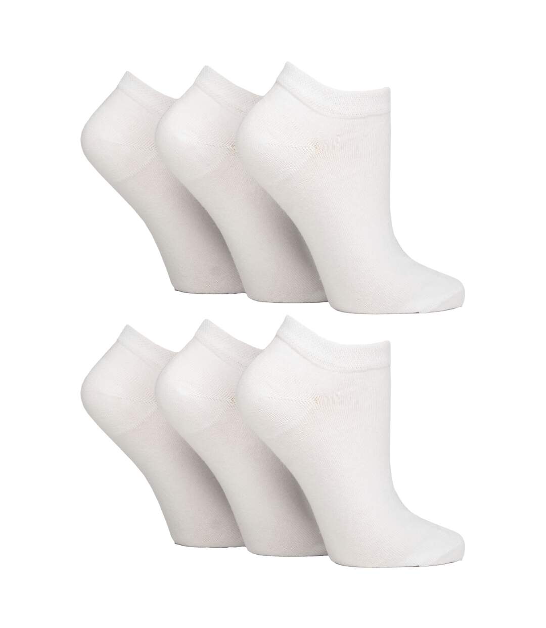 Lot de 6 paires de chaussettes en coton pour femme-1