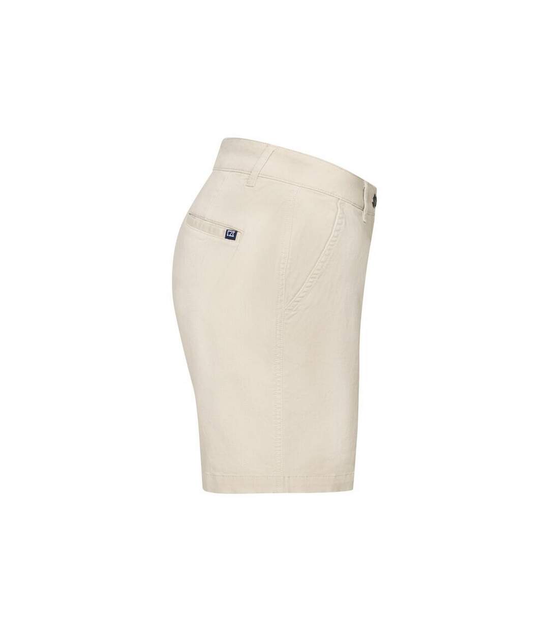 Womens/ladies Edgemont Shorts Beige Cutter & Buck-4