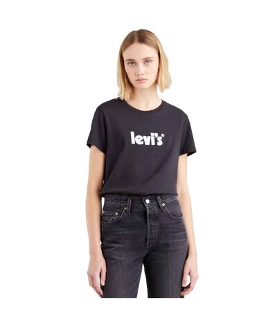 Womens/ladies The Perfect T-shirt Black Levis