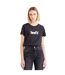 Womens/ladies The Perfect T-shirt Black Levis-1