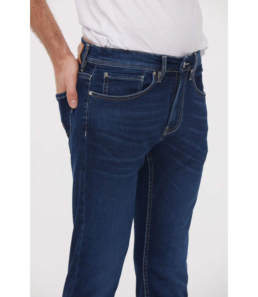 Pantalon LC122ZP Rinsed Brushed L34-3