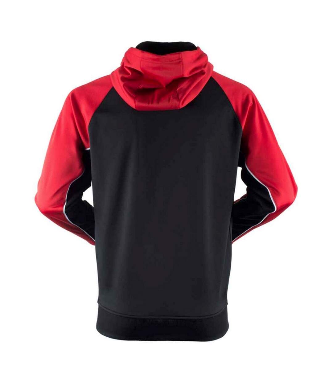 Veste à capuche homme noir / rouge / blanc Finden & Hales-2