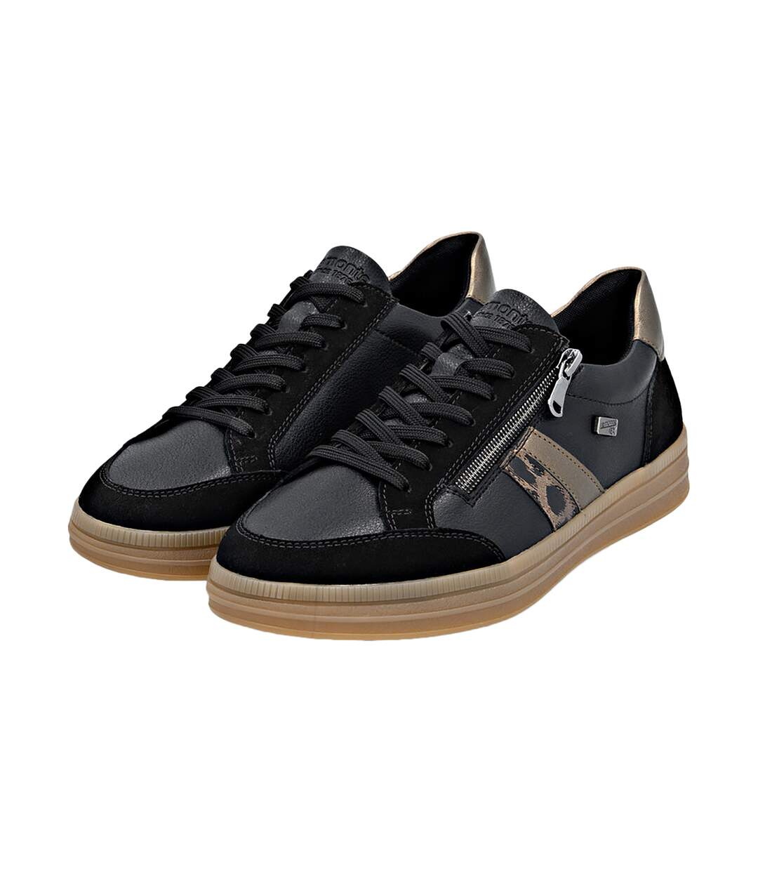 Basket Basse Cuir Remonte Rock-3