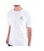 T-shirt blanc homme hurley print and destroy-1