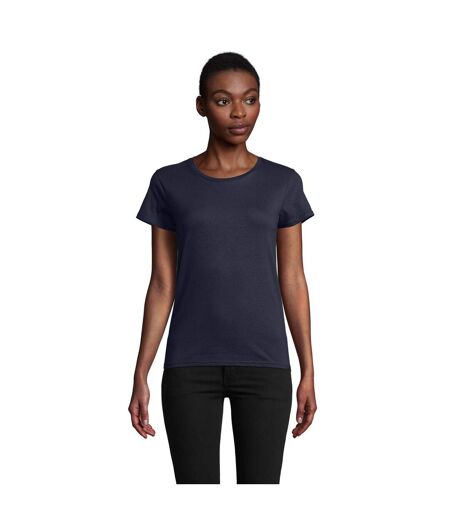 T-shirt Pioneer Femme Gris Foncé Uni SOLS