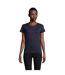 T-shirt Pioneer Femme Gris Foncé Uni SOLS-1