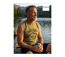 Tee-shirt Sans Manches Ledertys LY0598K Kaki avec Motif Black-bass-4