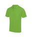 Just Cool Mens Plain Sports Polo Shirt (Lime Green)