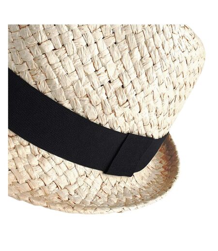 Chapeau Trilby Festival Adulte Beige Pâle Beechfield