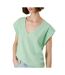 T-shirt vert femme pepe jeans anabelle - l-1