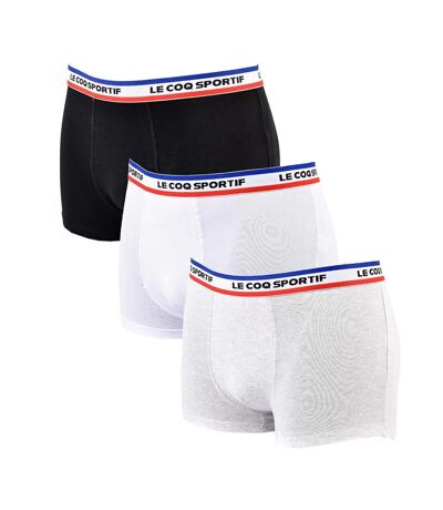 Lot de 3 boxers blanc/gris/noir homme le coq sportif boxer - l