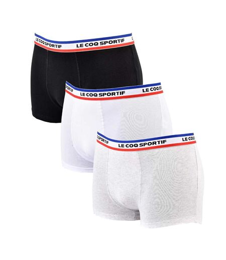 Lot de 3 boxers blanc/gris/noir homme le coq sportif boxer - l