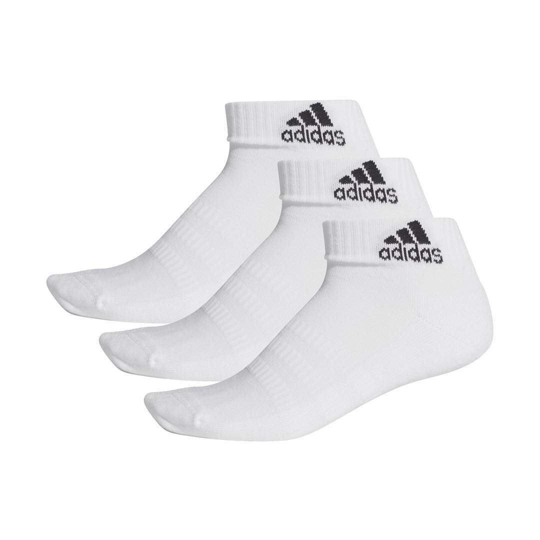 3x Chaussettes Blanches Mixte Adidas Cush Ank - 37/39-1