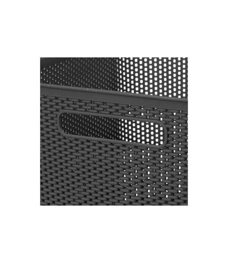 Panier de Rangement Crochet 21cm Gris Anthracite