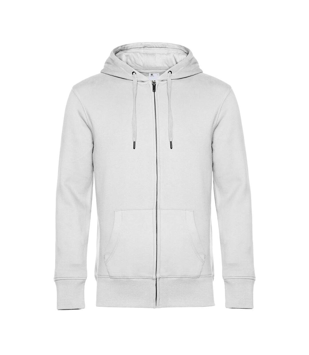 Veste à capuche king homme blanc B&C-1