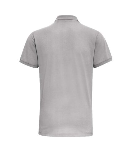 Asquith & Fox Mens Short Sleeve Performance Blend Polo Shirt (Heather Grey)
